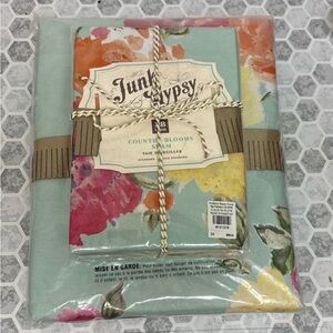 Junk Gypsy Country Blooms Full/Queen Duvet Cover & 2 Shams set